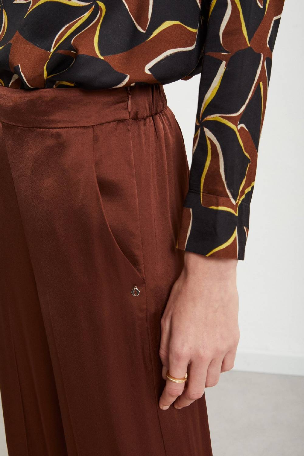 ottod'Ame Viscose palazzo trousers Convenienza