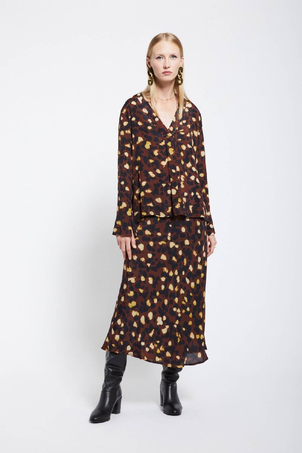 ottod'Ame Viscose long skirt Presa