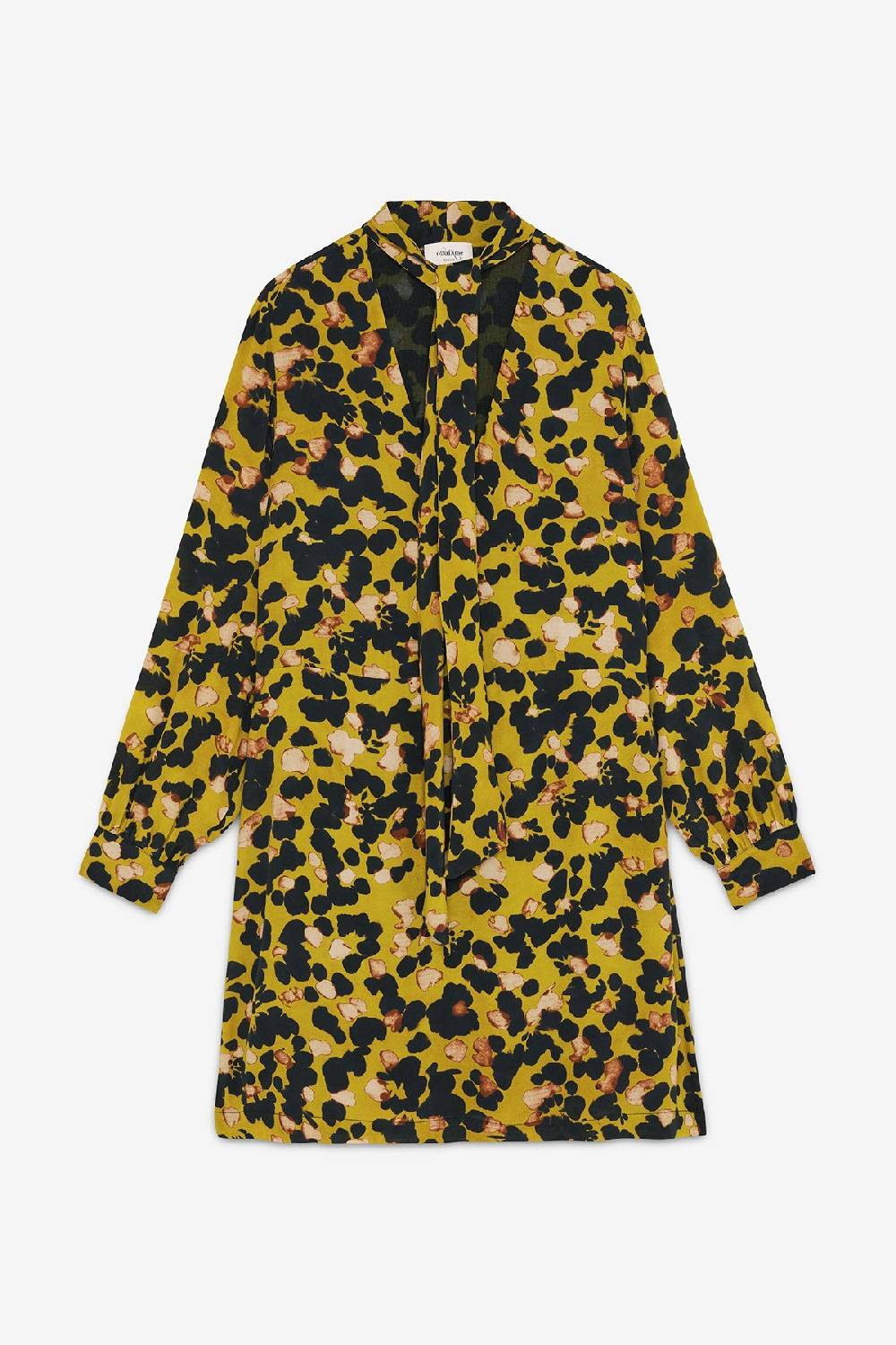 ottod'Ame Viscose short dress with scarf neck Economico