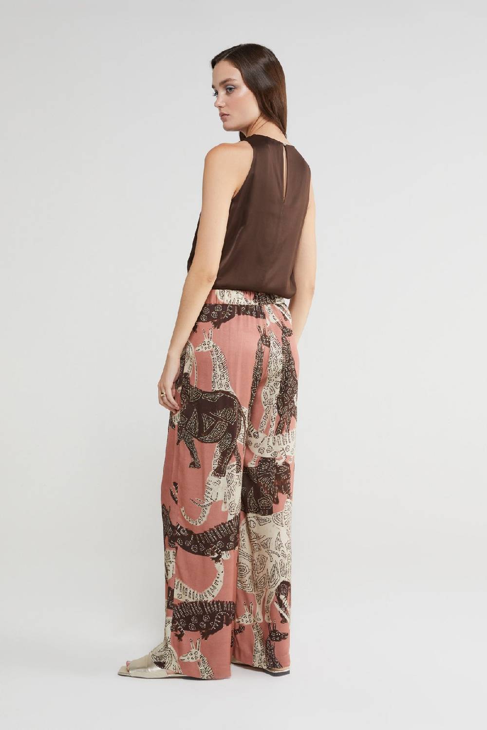 ottod'Ame Viscose palazzo trousers Nuovo