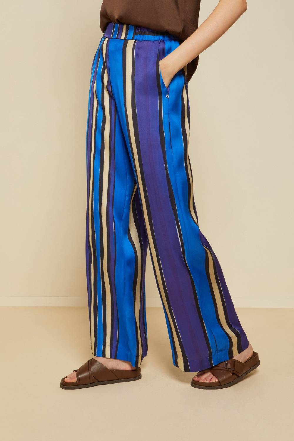 ottod'Ame Viscose palazzo trousers Vendite Flash