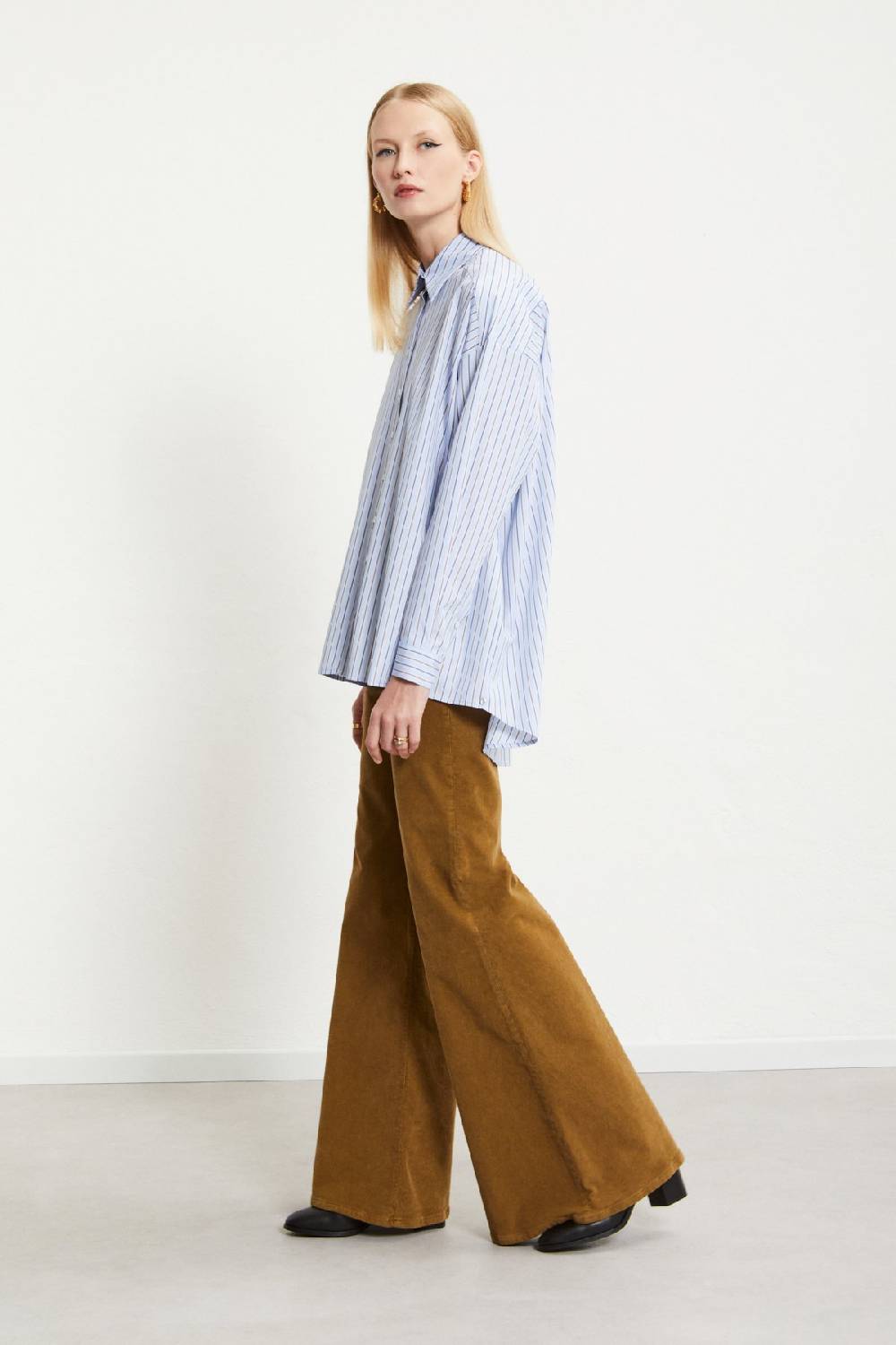 ottod'Ame Velvet flare trousers Nuovo
