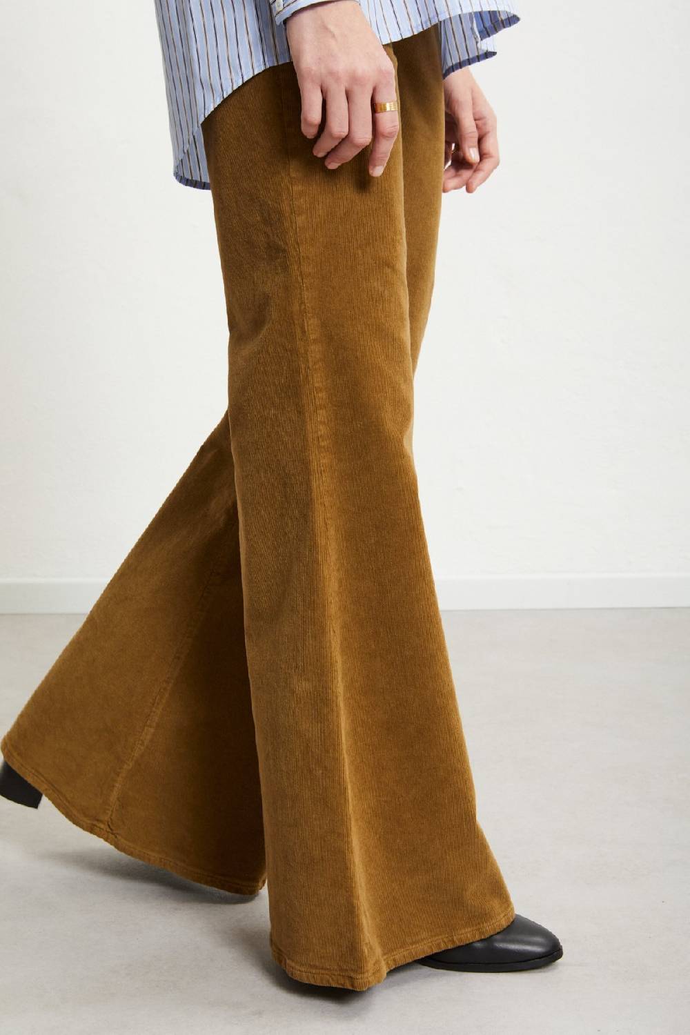 ottod'Ame Velvet flare trousers Nuovo
