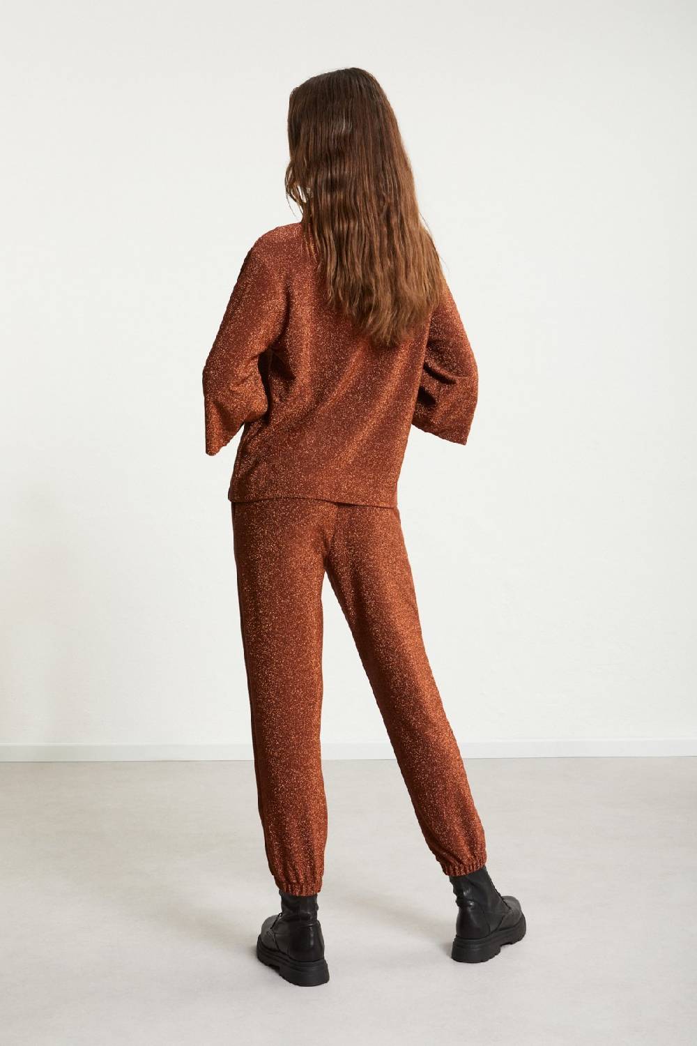 ottod'Ame Viscose trousers with lurex Qualità Garantita