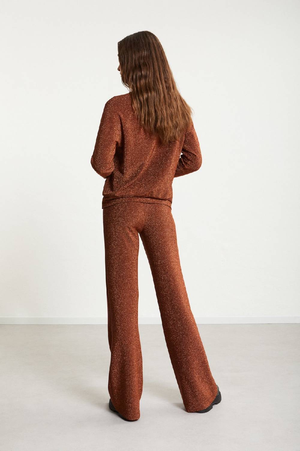 ottod'Ame Viscose trousers with lurex Negozi Online
