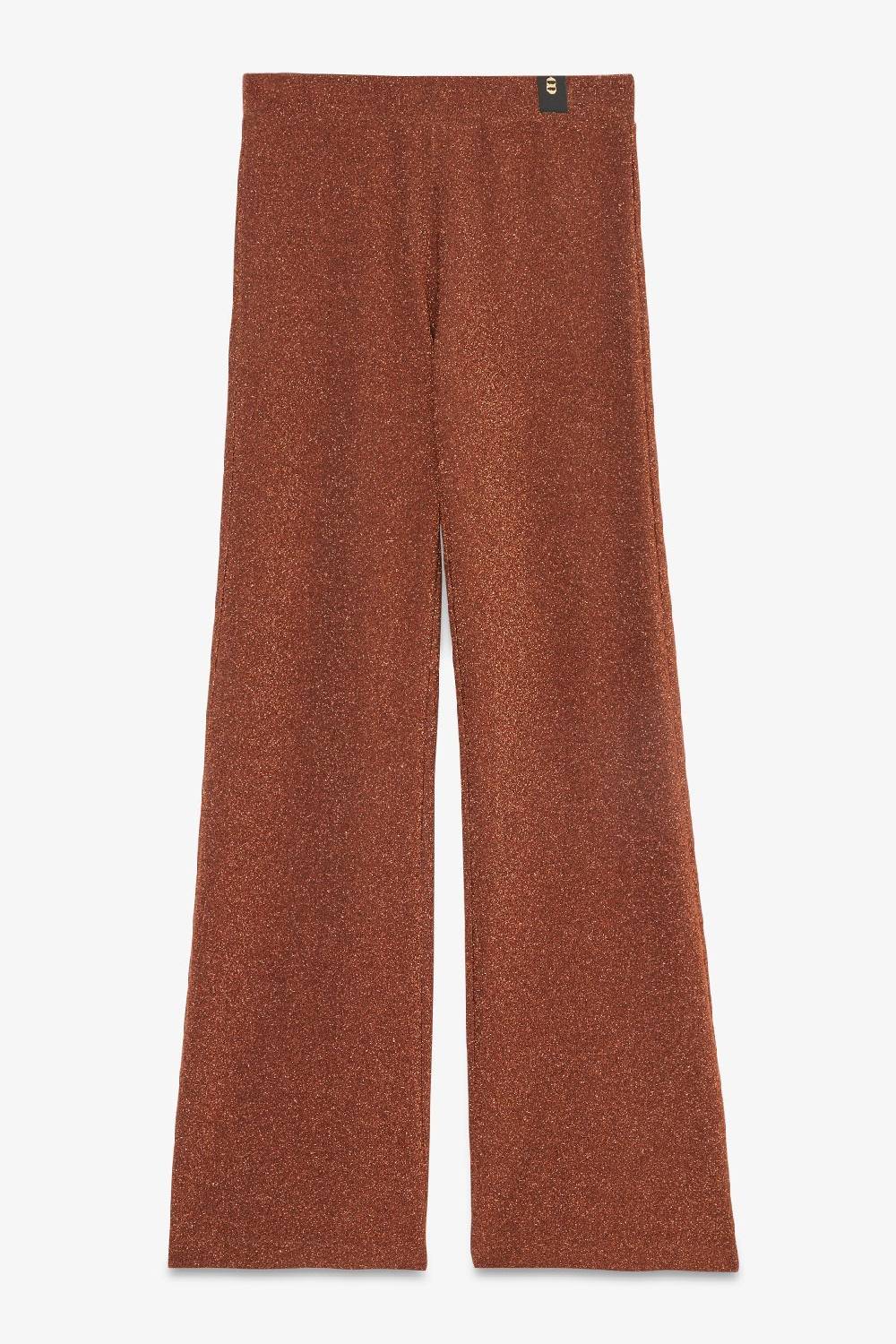 ottod'Ame Viscose trousers with lurex Negozi Online