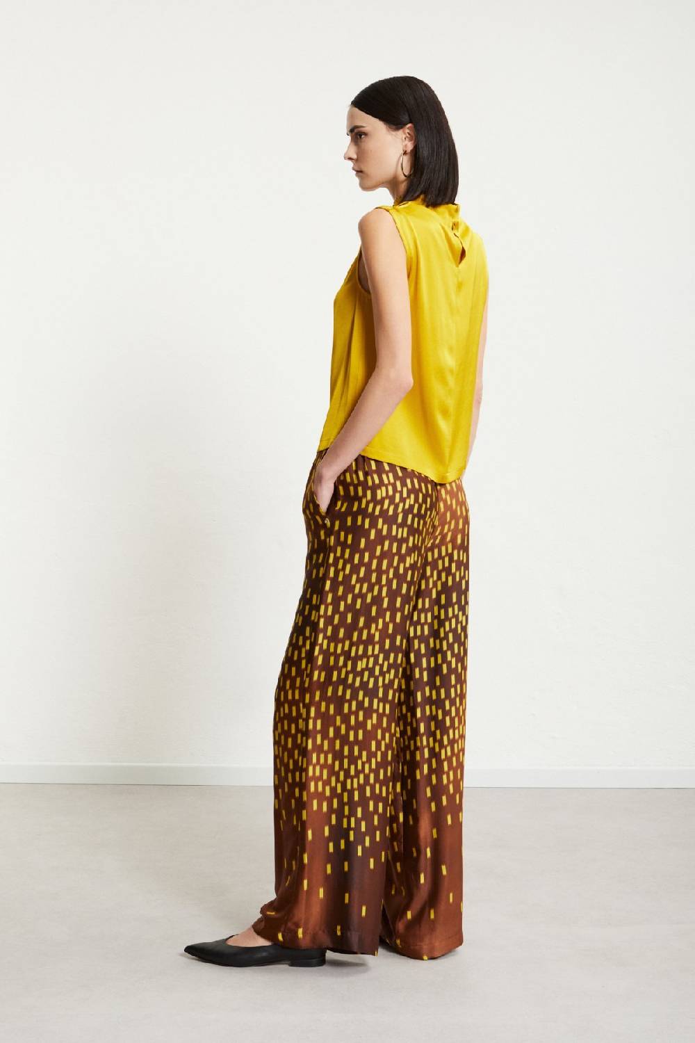 ottod'Ame Viscose palazzo trousers Economico