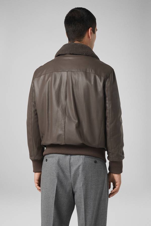Pal Zileri Bomber in pelle modello Aviator Offerte