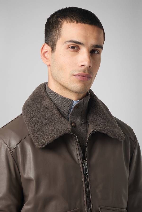 Pal Zileri Bomber in pelle modello Aviator Offerte