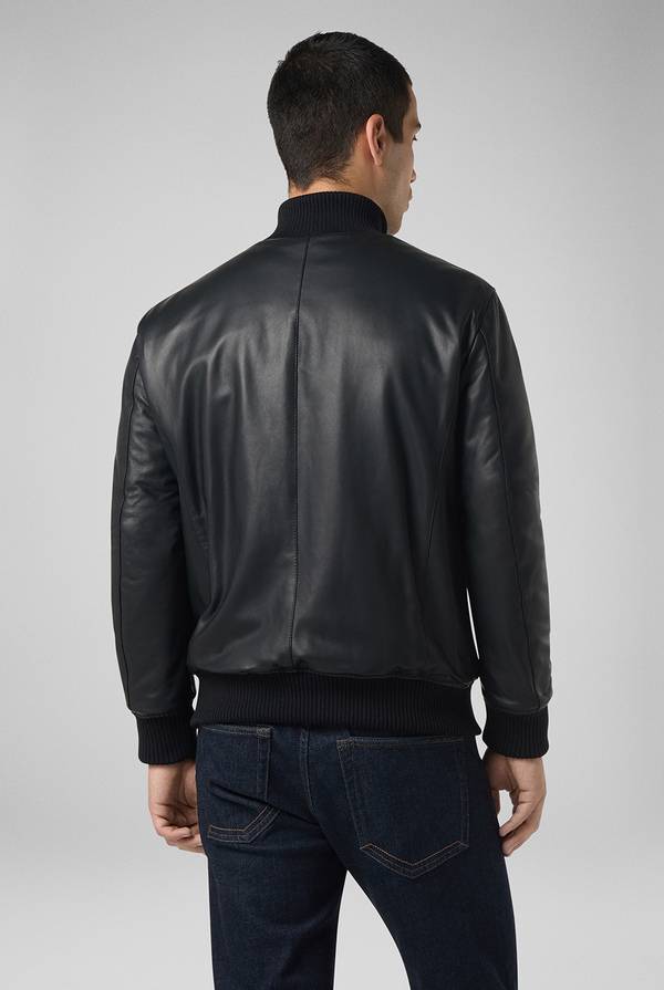 Pal Zileri Bomber in pelle con colletto stand up Hotsell