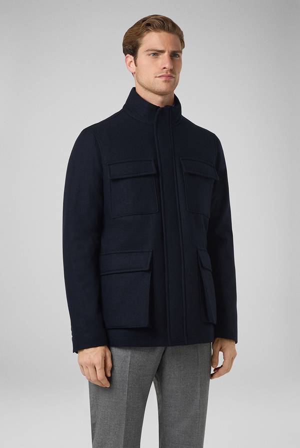 Pal Zileri Field Jacket in lana tecnica resistente all'acqua Vendite Flash