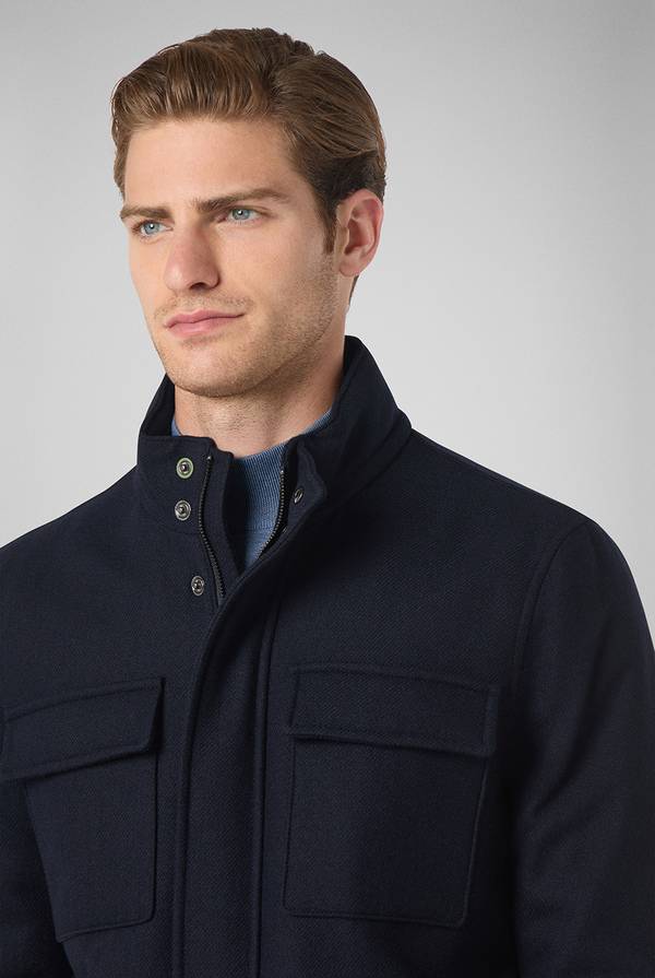 Pal Zileri Field Jacket in lana tecnica resistente all'acqua Vendite Flash