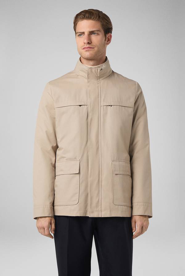 Pal Zileri Oyster Field Jacket in cotone tecnico idro repellente In Saldo