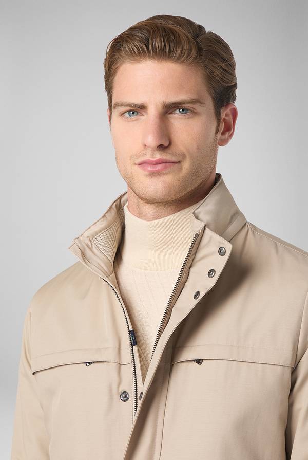 Pal Zileri Oyster Field Jacket in cotone tecnico idro repellente In Saldo