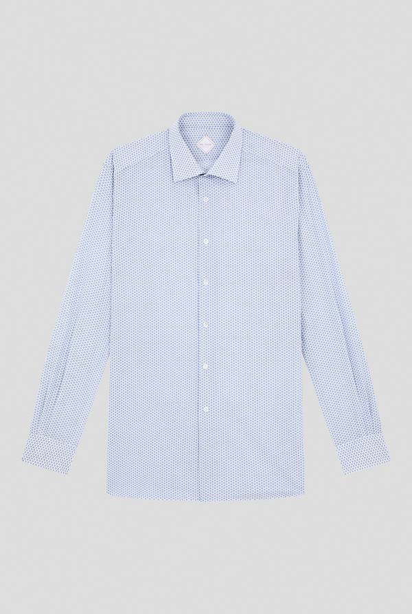 Pal Zileri Camicia in puro cotone con stampa circolare Vendite Flash
