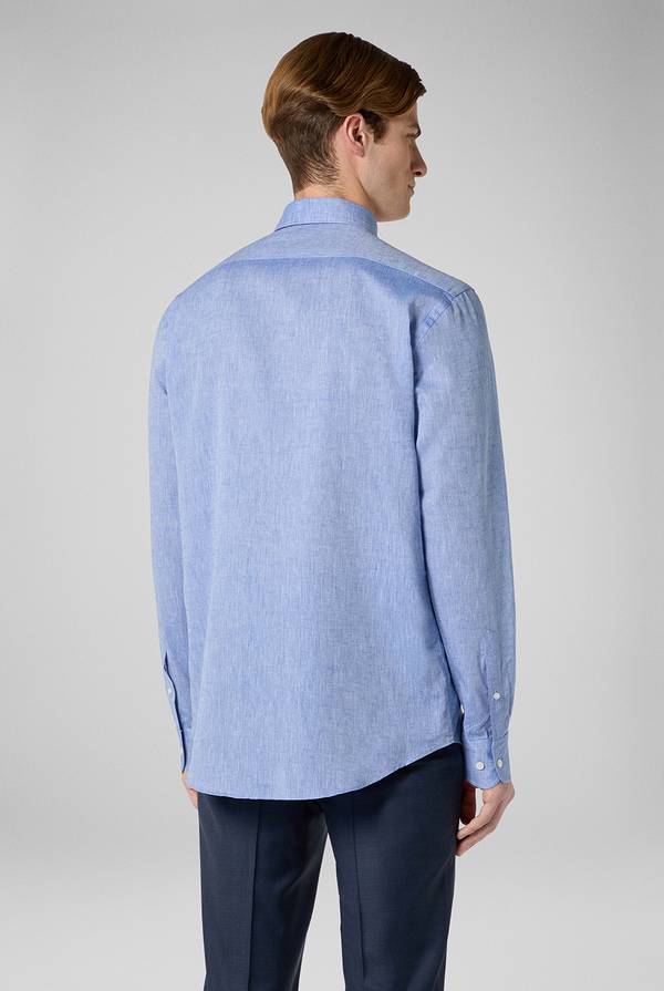 Pal Zileri Camicia in lino e cotone Italia