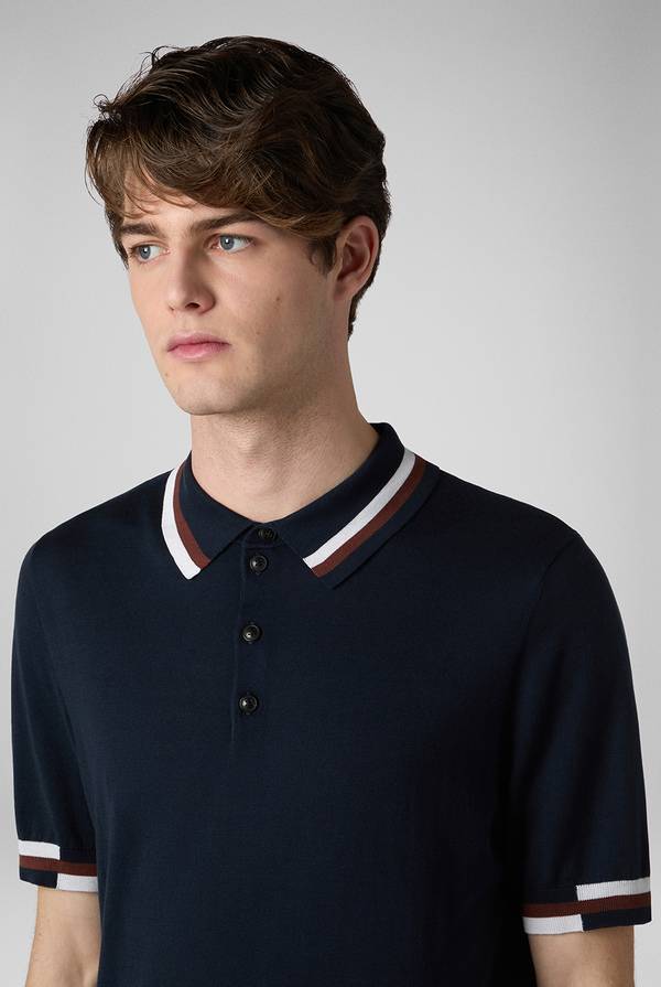 Pal Zileri Polo in maglia con dettagli a contrasto Negozi Online
