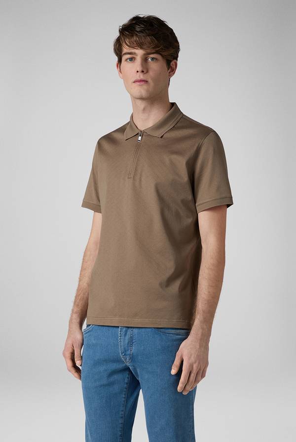 Pal Zileri Polo con monogramma allover Acquista Ora