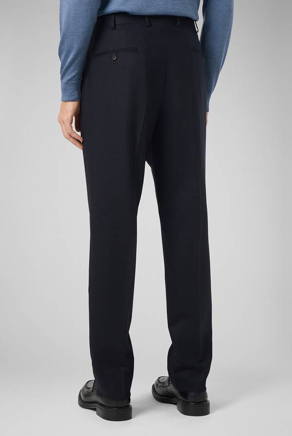 Pal Zileri Pantaloni doppia pince in lana stretch Nuova