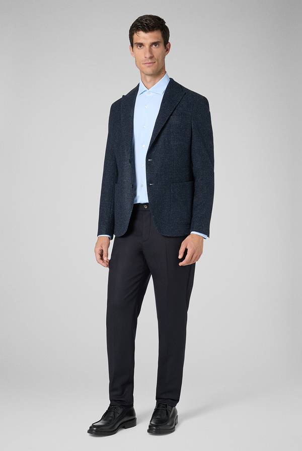 Pal Zileri Pantaloni in lana stretch con banda elastica Italy