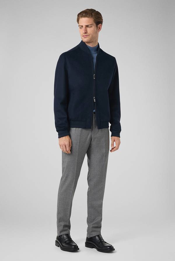 Pal Zileri Pantaloni in lana stretch con banda elastica Italia