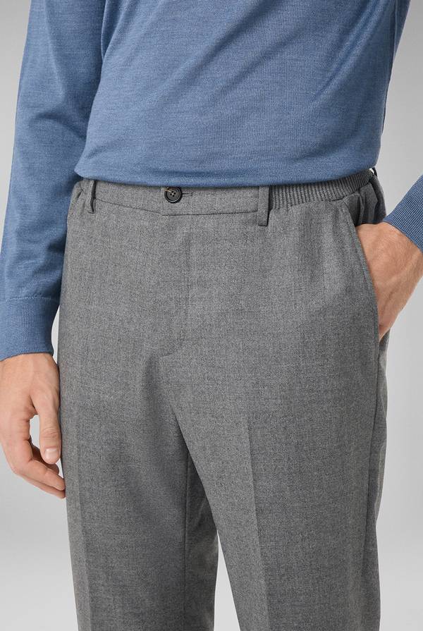 Pal Zileri Pantaloni in lana stretch con banda elastica Italia