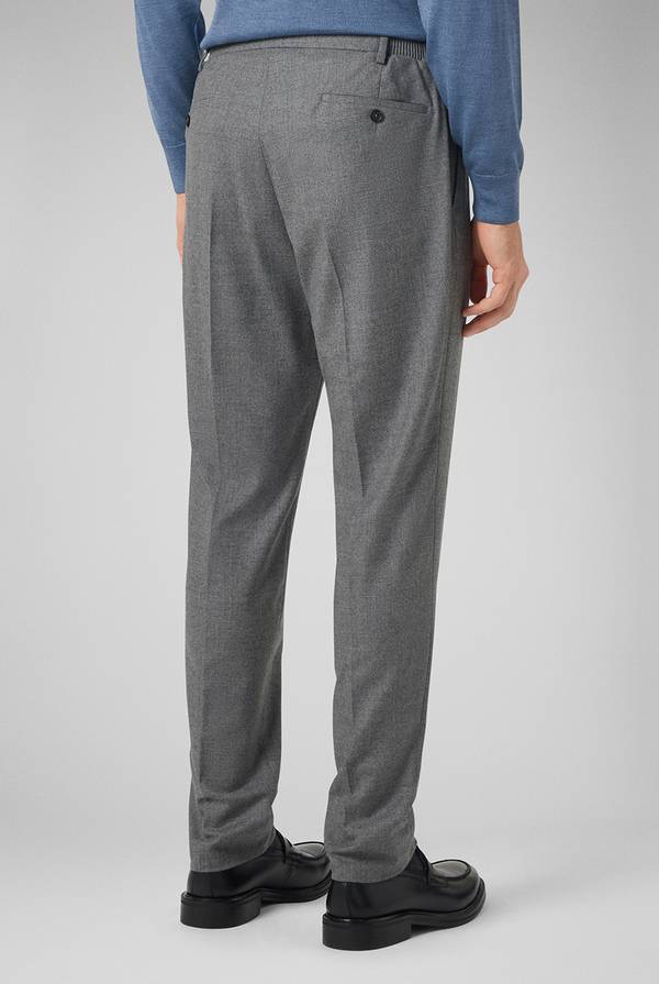 Pal Zileri Pantaloni in lana stretch con banda elastica Italia