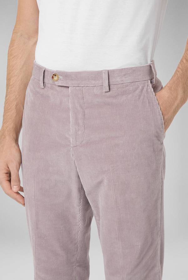 Pal Zileri Pantaloni in velluto corduroy e lana In Linea