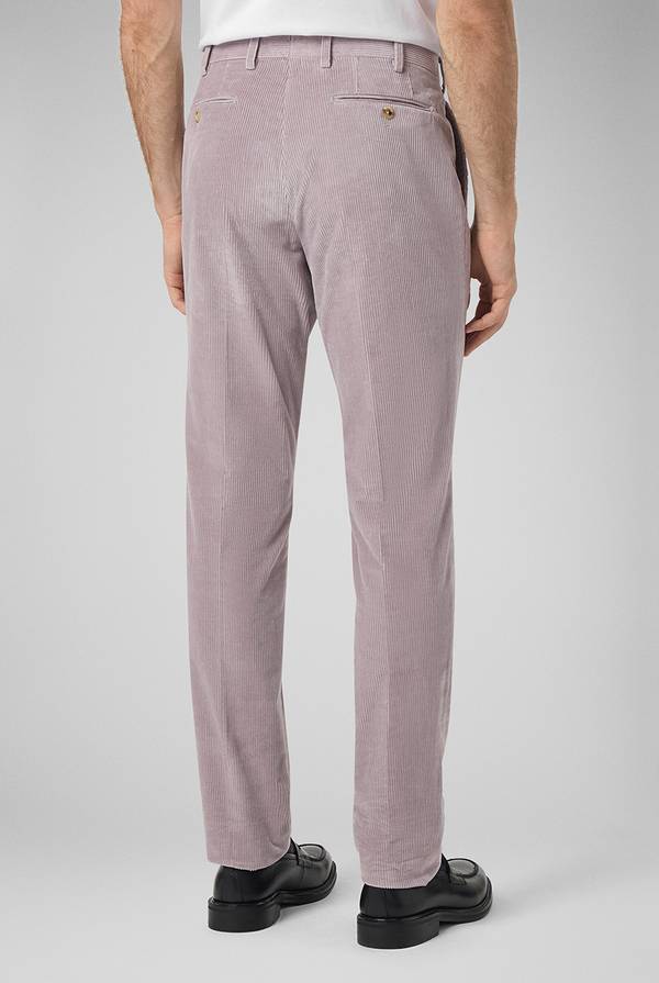 Pal Zileri Pantaloni in velluto corduroy e lana In Linea