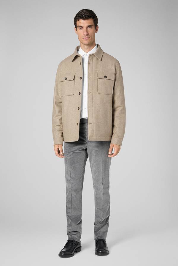 Pal Zileri Pantaloni in velluto corduroy e lana Nuovo