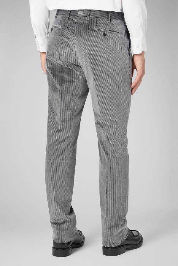 Pal Zileri Pantaloni in velluto corduroy e lana Nuovo