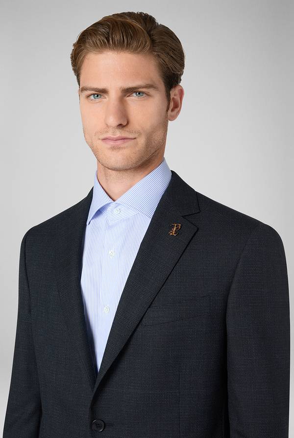 Pal Zileri Abito Palladio in lana stretch con motivo Principe di Galles Offerte