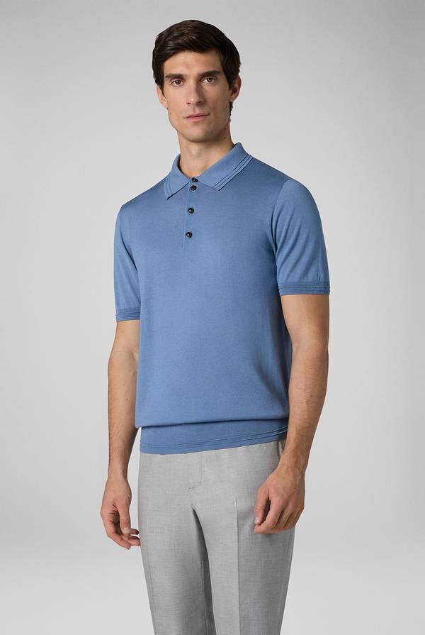 Pal Zileri Polo in cotone e tencel Pezzi Unici