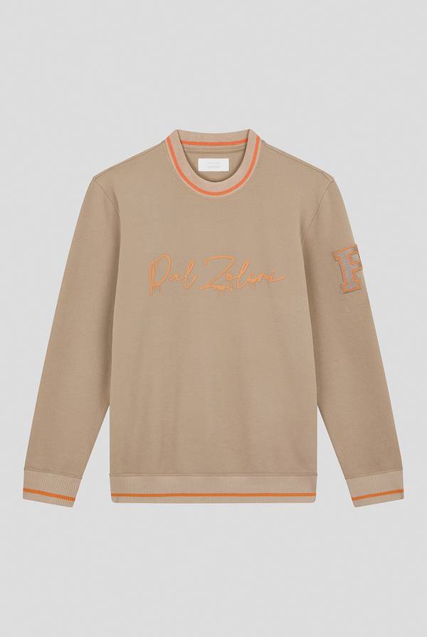 Pal Zileri Felpa in cotone stretch con logo Negozi Online