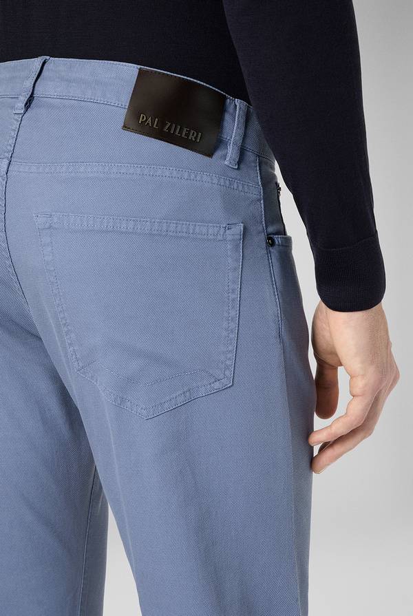 Pal Zileri Pantalone 5 tasche in cotone stretch tinto in capo Consegna Veloce