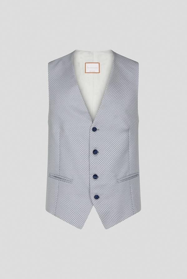 Pal Zileri Gilet Cerimonia con lavorazione jacquard Prezzo di fabbrica
