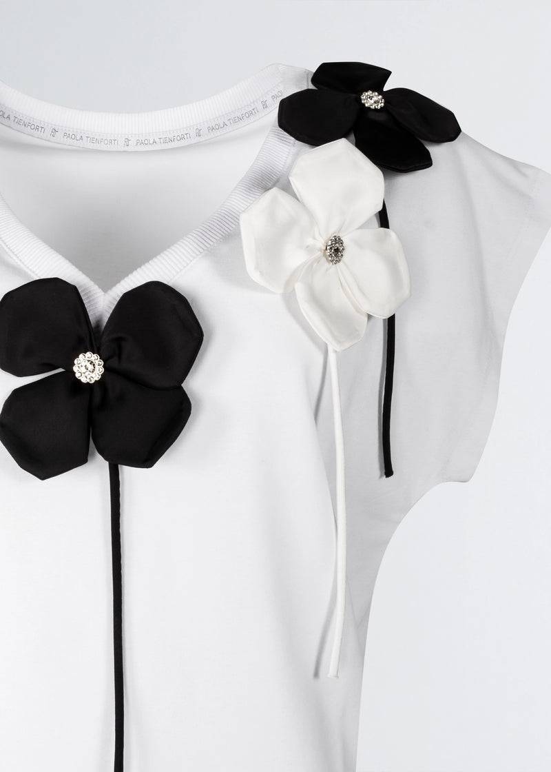 Paola T. T-Shirt in cotone stretch Vendita Economica