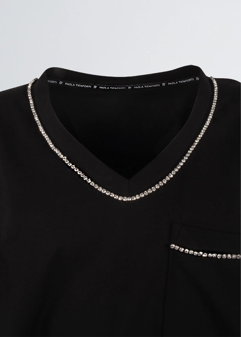 Paola T. T-Shirt in cotone stretch Nuovo