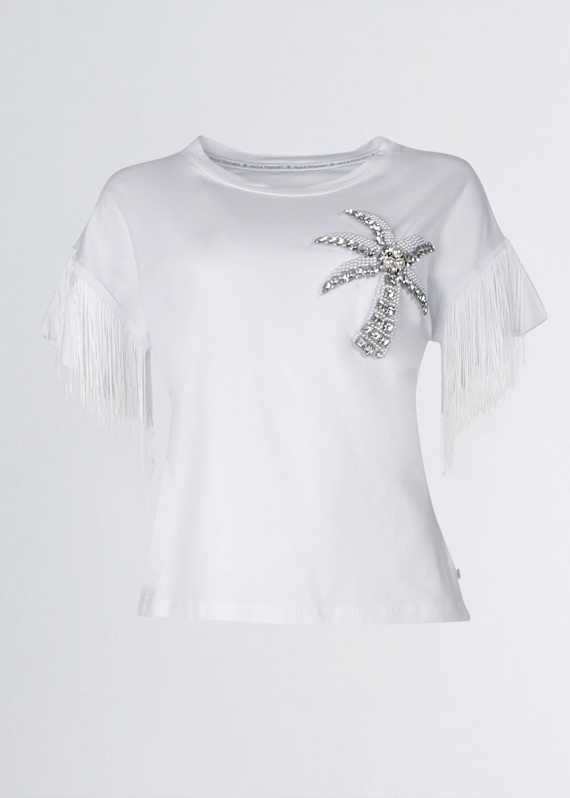 Paola T. T-shirt in cotone stretch Qualità