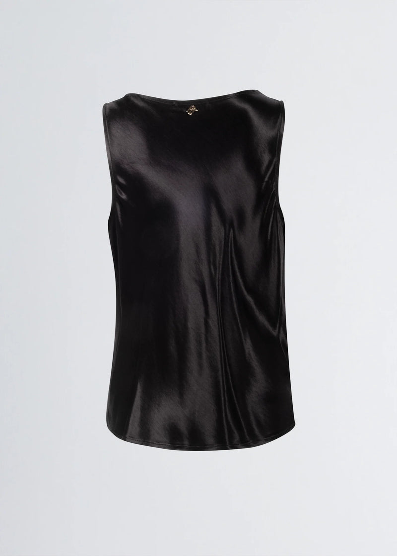 Paola T. Blusa scollatura morbida in raso Offerta