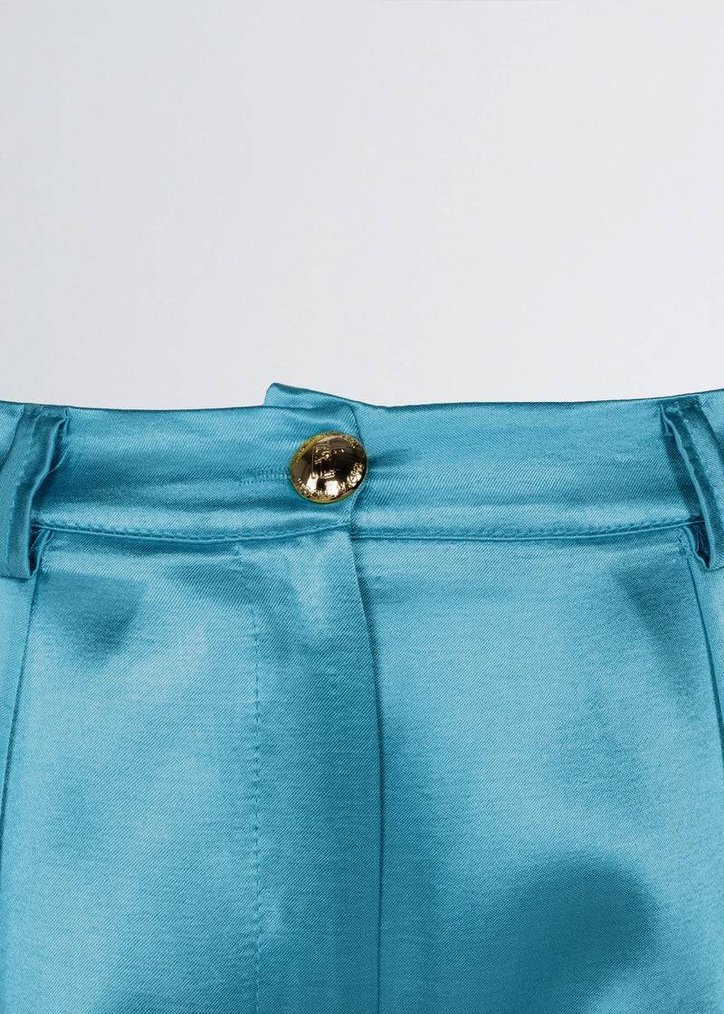 Paola T. Pantalone jogger in raso di viscosa Vendita Calda