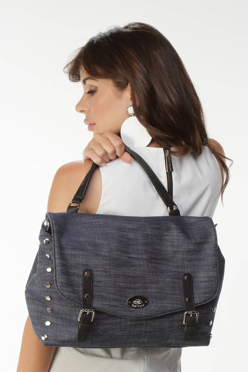 Paola T. Sella con rivetti argento Vendita
