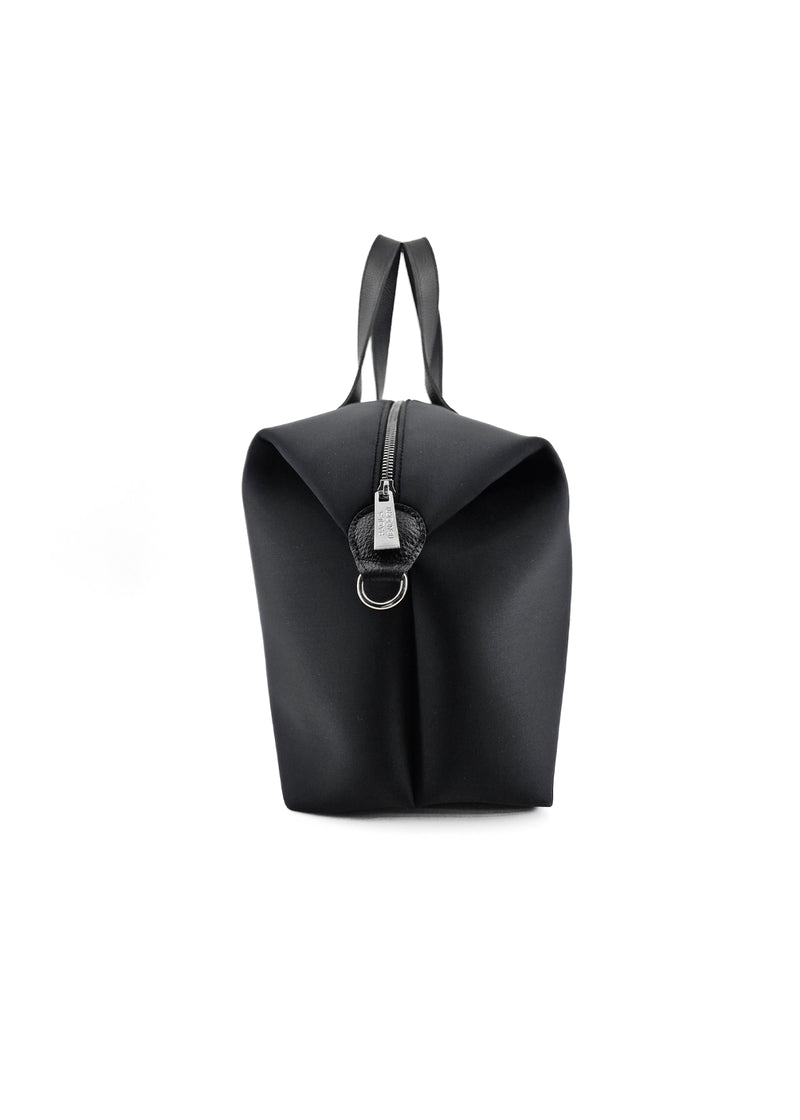 Paola T. Bauletto large in neoprene con dettagli argento Spedizione Gratuita