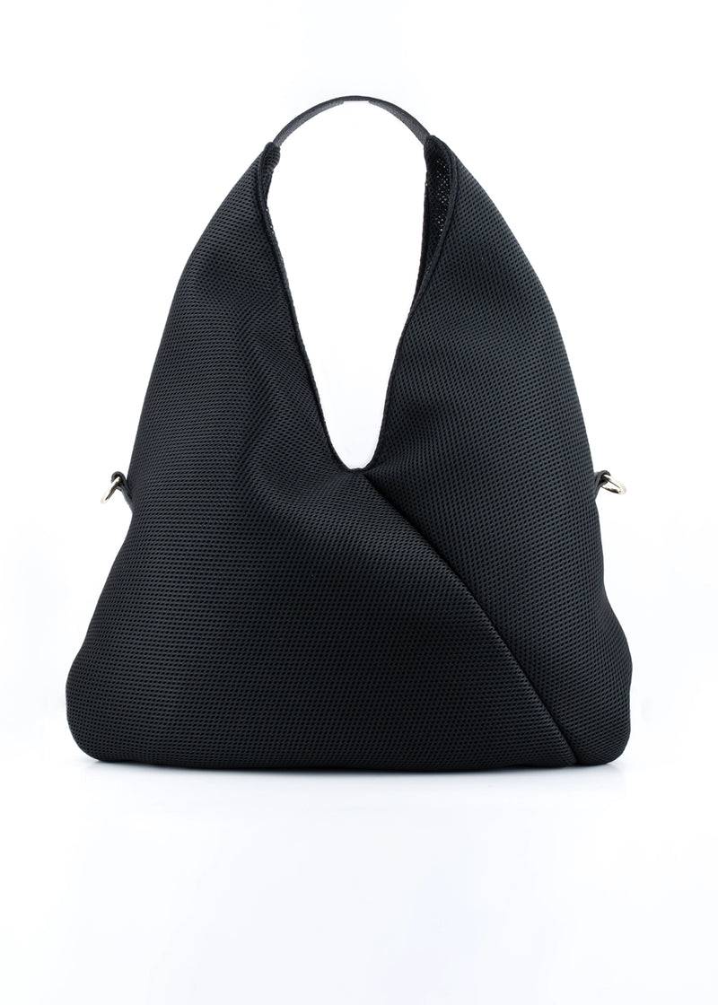 Paola T. Sacca hobo in traforato con dettagli oro In Vendita