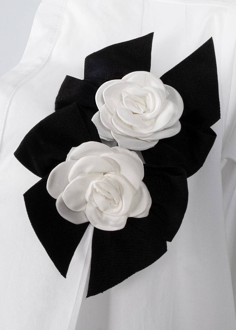 Paola T. Blusa in cotone stretch Nuovo
