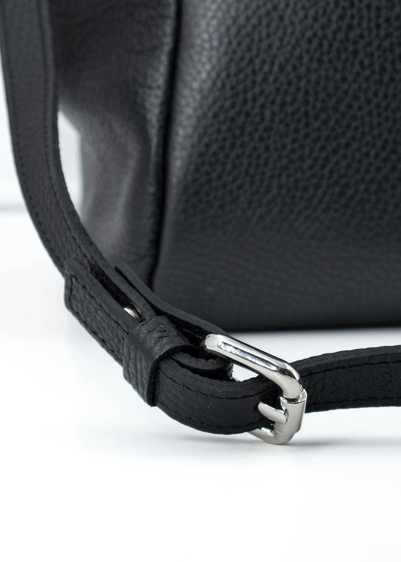 Paola T. Shopper in pelle morbida con dettagli argento Negozi Online