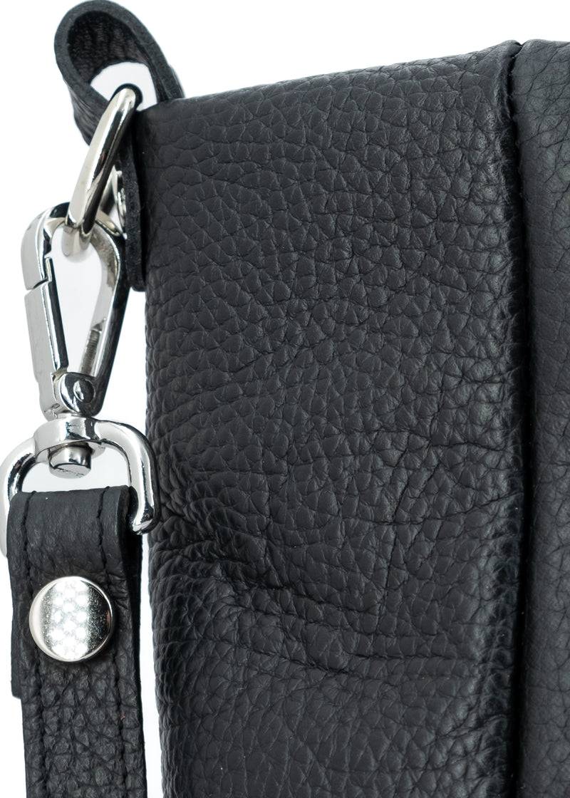 Paola T. Shopper in pelle morbida con dettagli argento Negozi Online