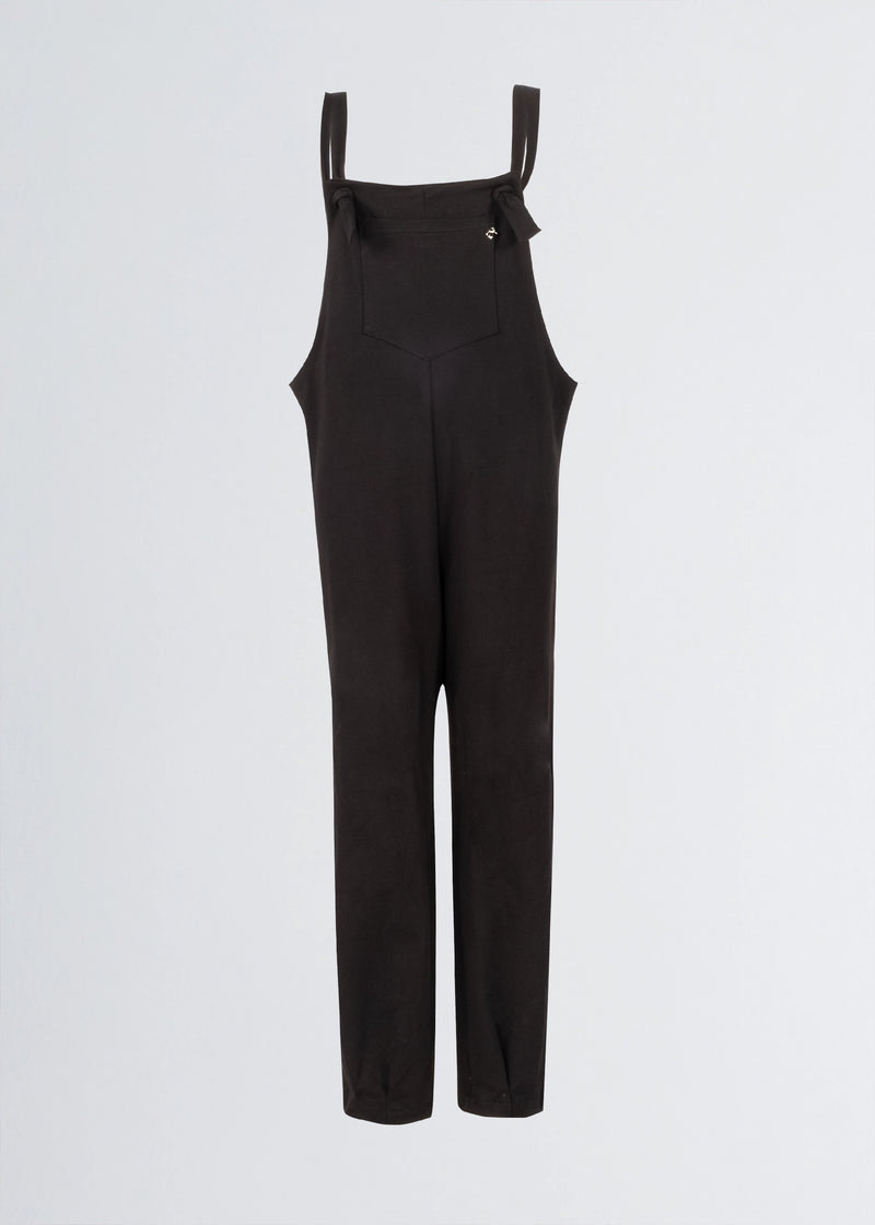 Paola T. Salopette in cotone stretch Consegna Veloce