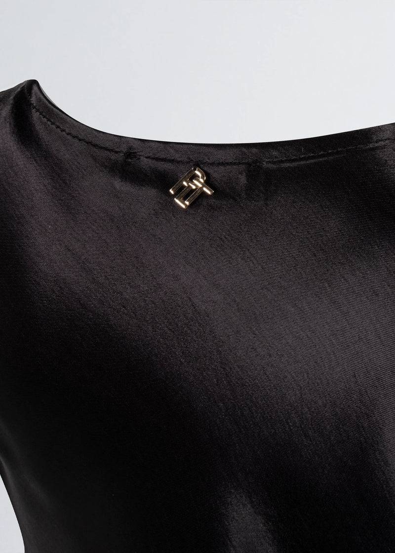 Paola T. Blusa scollatura morbida in raso Fino Al -60%