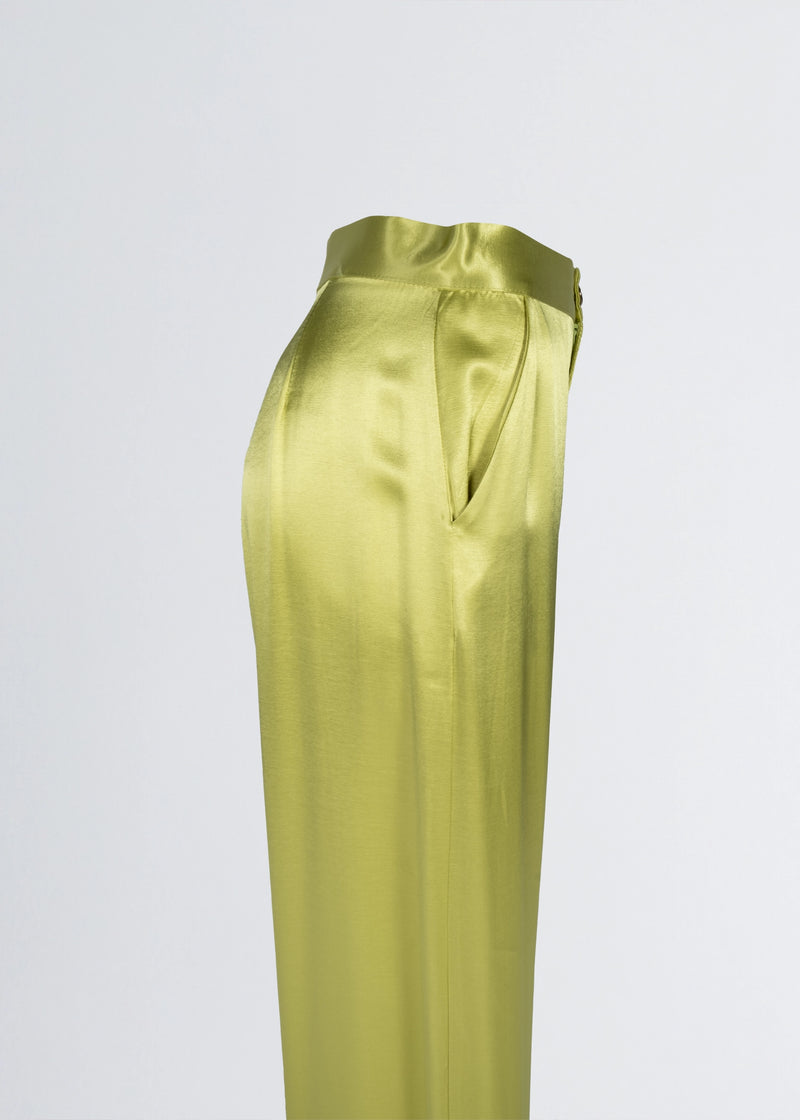 Paola T. Pantalone palazzo in raso di viscosa Sconto